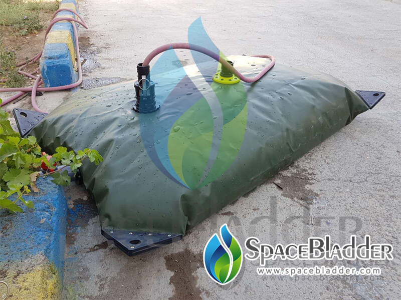 500L PVC Pillow Water Tank To Iran Customer
