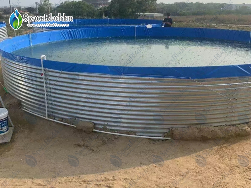 Customized Fish Farming Tank From Clients Feedback