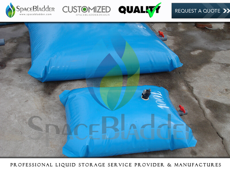 100 Litre 500 Litre Foldable PVC Small Water Tanks - Pillow