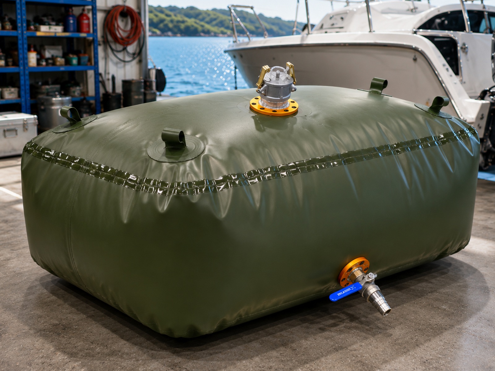 Auxiliary Fuel Bladder for Marine Operators auxiliary fuel bladder for marine operators