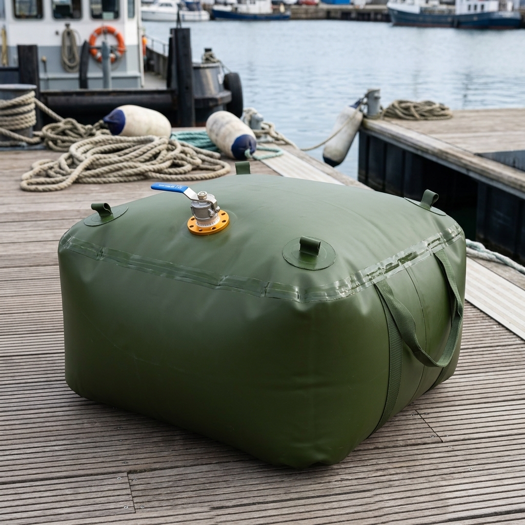 Flexible Fuel Bladder for Temporary Auxiliary Marine Fuel Storage flexible fuel bladder for temporary auxiliary marine fuel storage