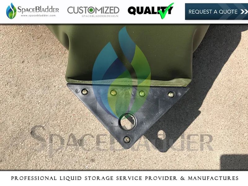500L TPU Army Green Color Pillow Drinking Water Bladder Tank For Emergency Rescue