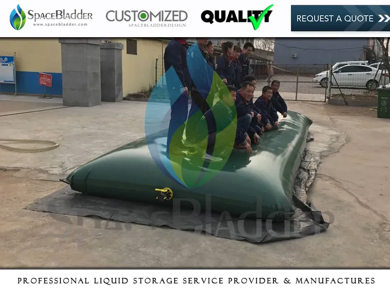 5000 Litre PVC Pillow Water Tanks Water Harvesting and Storage for Irrigation