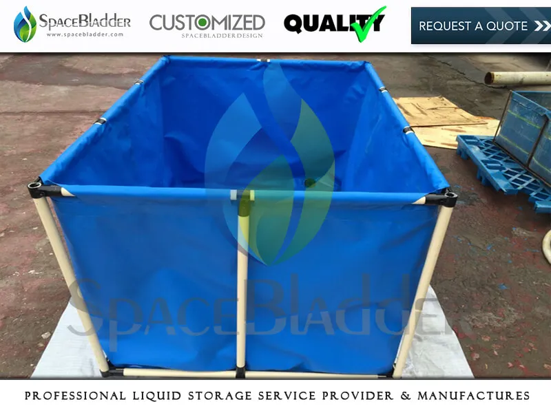 Small Size PVC TPU Galvanized Frame Support Water Tanks With Muti-purpose
