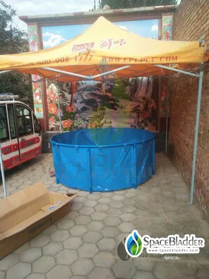 Каркасный резервуар 2500L 2*0.8M - кейс клиента image 3