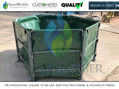 1000L Hexagon Frame Support Water Tank For Water Treatment