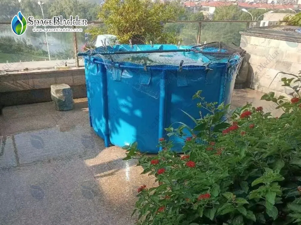 Внутренний резервуар 700L для рыбоводства 1.2m*0.6m - кейс клиента image 2